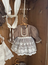 ［marron］Lace apron