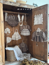 ［marron］Lace apron
