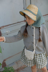 ［OREN］Soleil scarf rattan hat