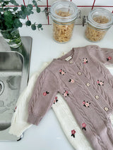 ［azalea］Love flower knit suit (baby)