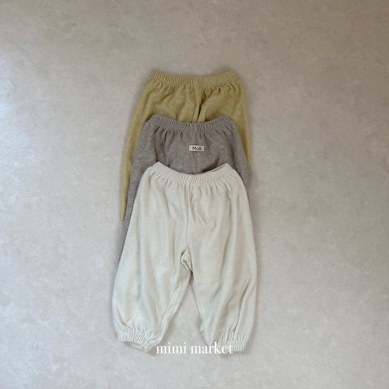 ［mimi market］Terry jogger pants