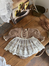 ［marron］Lace apron