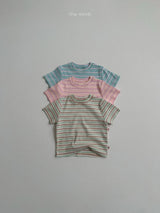 ［minirobe］Kiki stripe tee