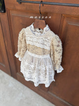［marron］Lace apron