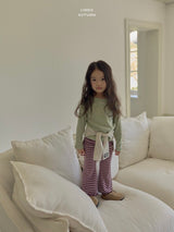 ［LINDO］Rib tie shawl cardigan