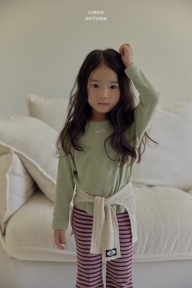 ［LINDO］Rib tie shawl cardigan