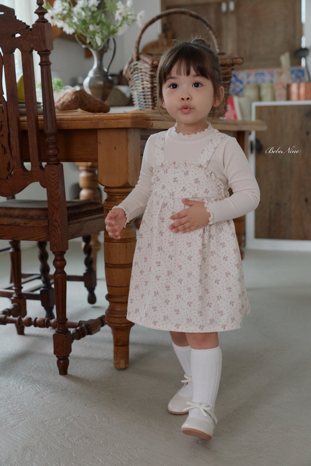 ［bebenine］Lucent Suspender Dress
