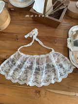 ［marron］Lace apron