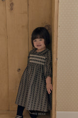 ［The beige］Smock Dress
