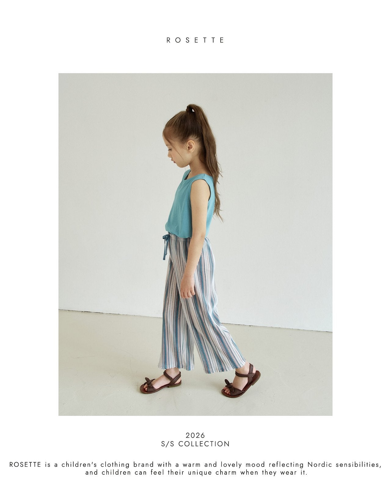 ［ROSETTE］Cony sleeveless tops