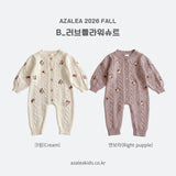 ［azalea］Love flower knit suit (baby)