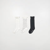 ［bebenine］Nine Frill Knee Socks
