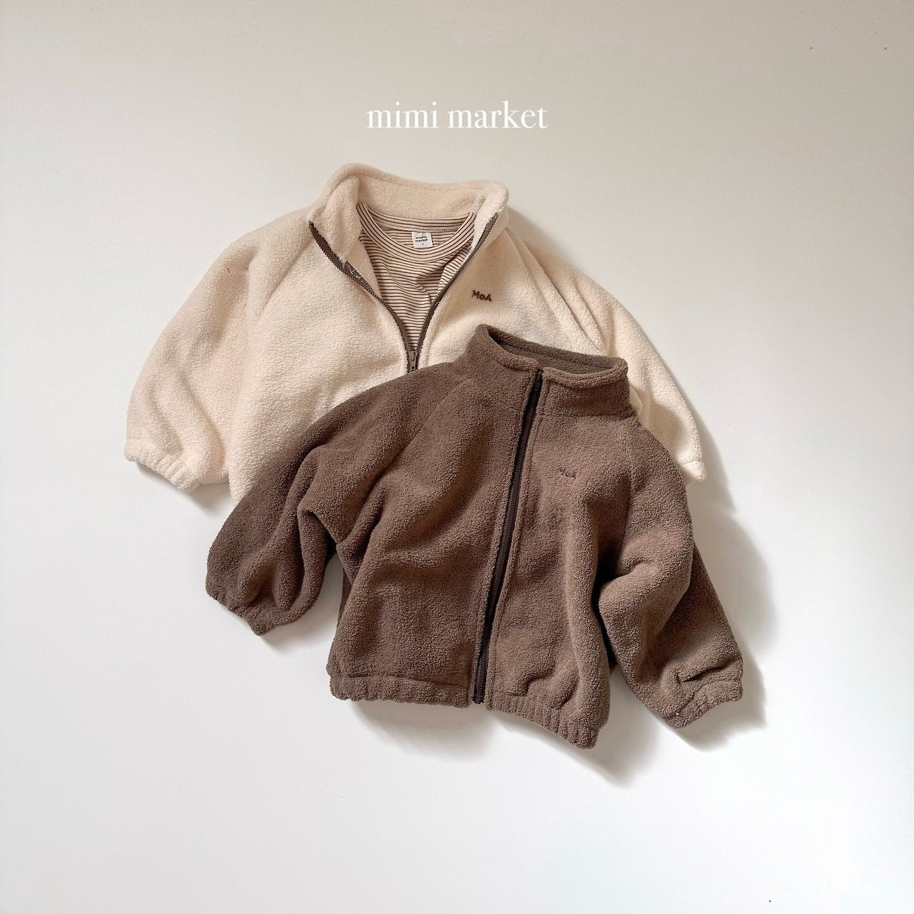 [mimi market] Egg zip up