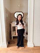 ［comma］Teddy two tone tee