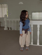 ［LINDO］Frill jogger pants