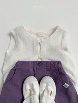 ［minirobe］Button knit vest