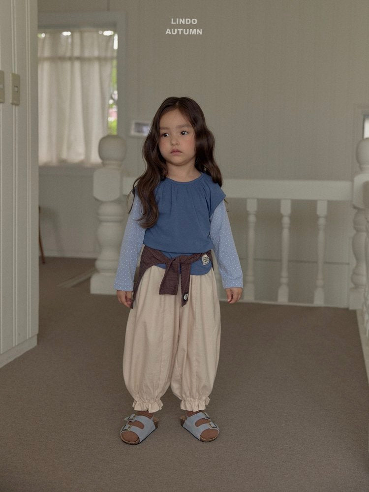［LINDO］Frill jogger pants