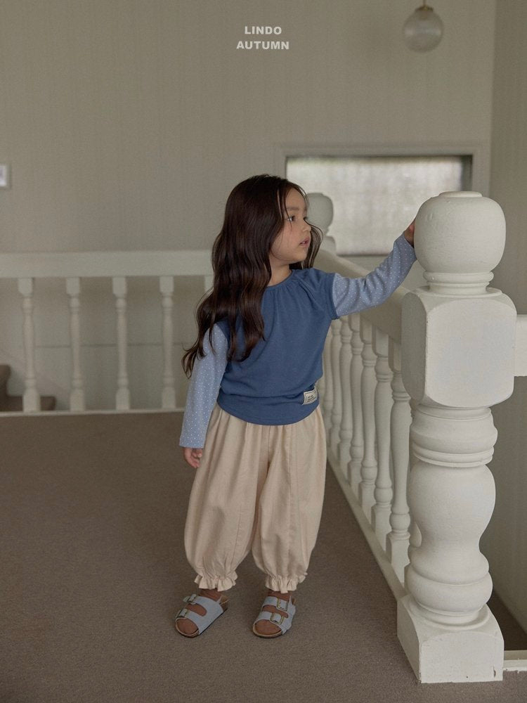［LINDO］Frill jogger pants