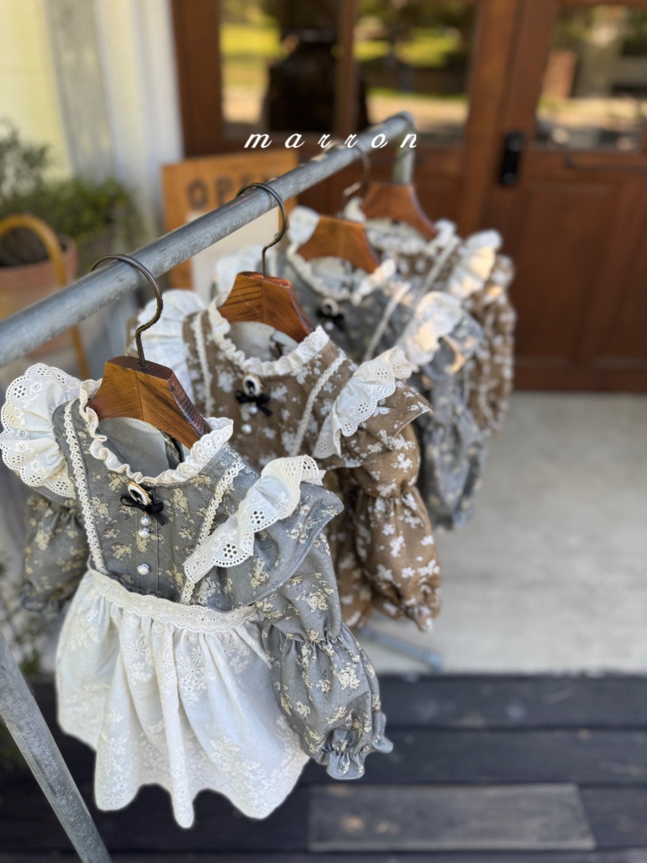 ［marron］Jullia apron