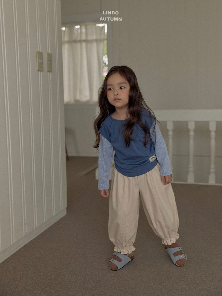 ［LINDO］Frill jogger pants