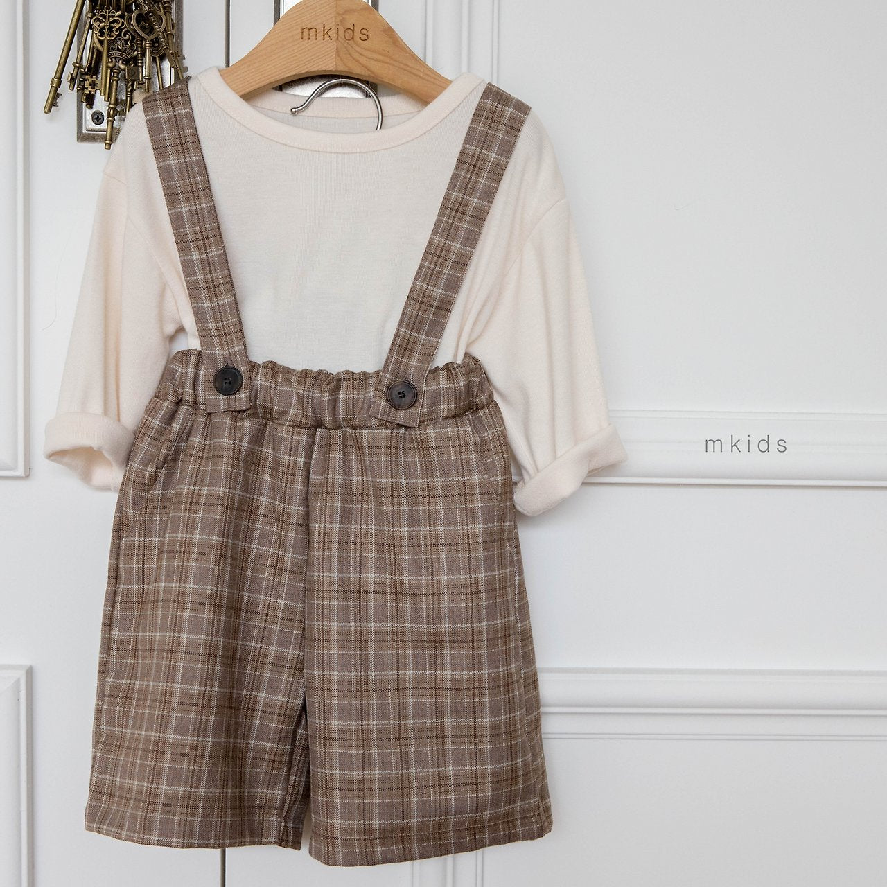 ［mkids］Jaiden suspender pants