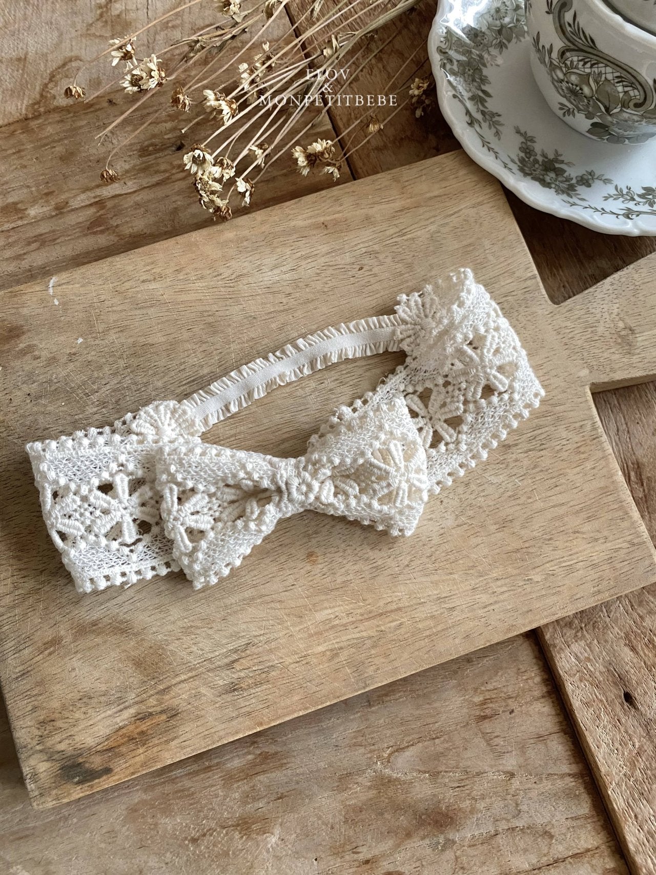 ［Mon petit bebe］Ribbon hairband (baby)