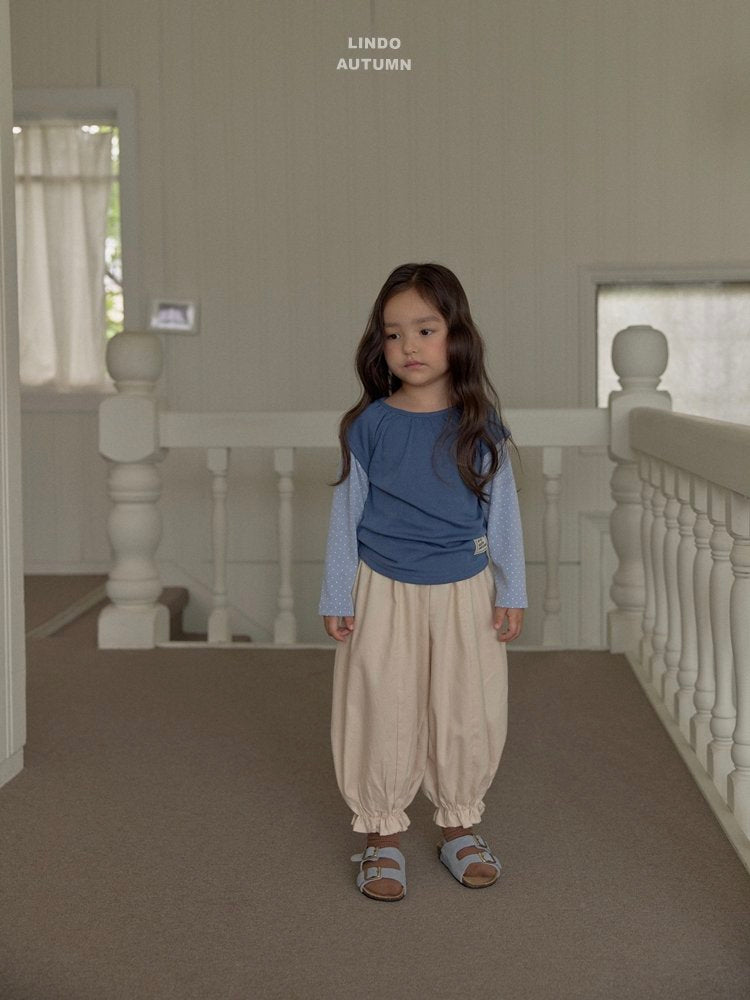 ［LINDO］Frill jogger pants