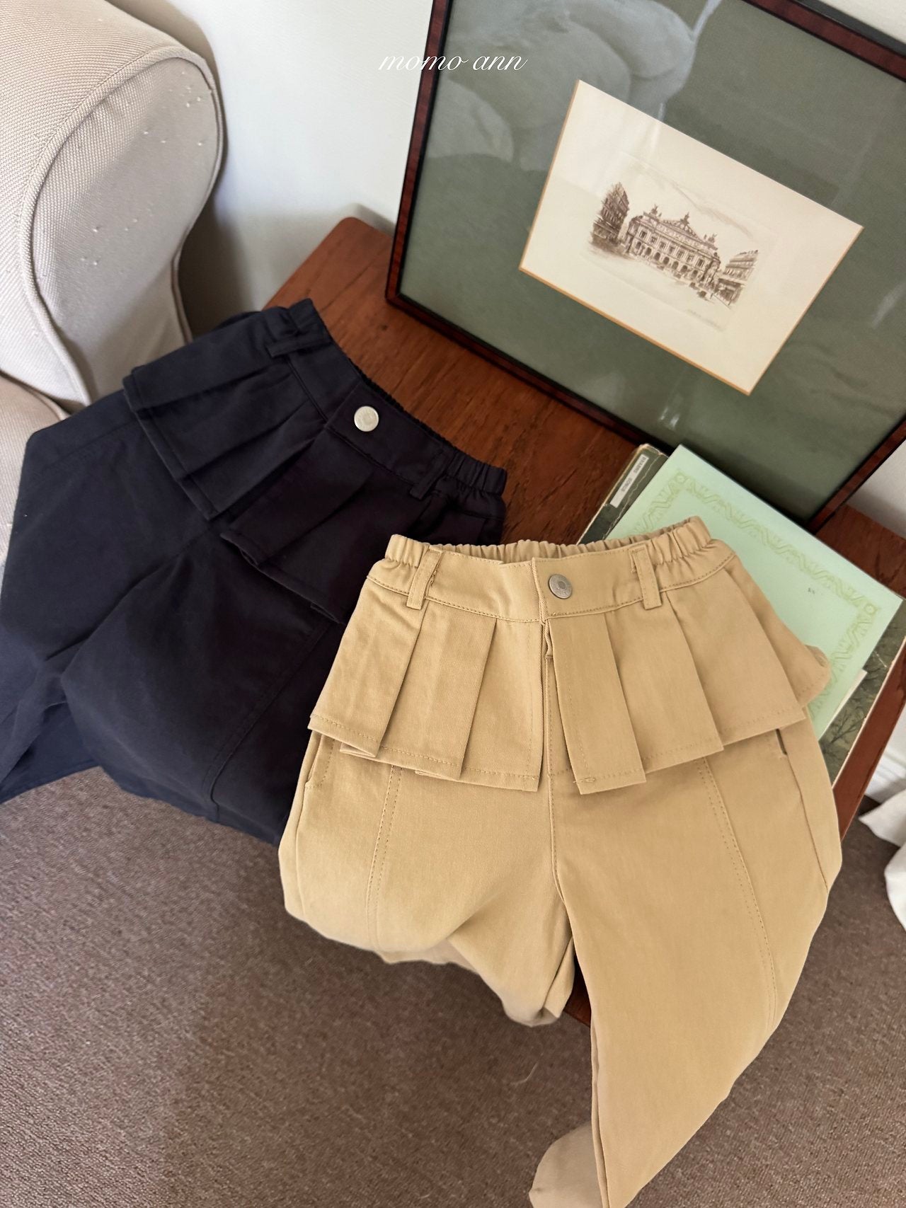 ［momo ann］Saint pleats pants