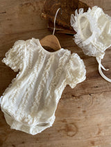 ［Anne shirley］Claudine rompers (bonnet set)