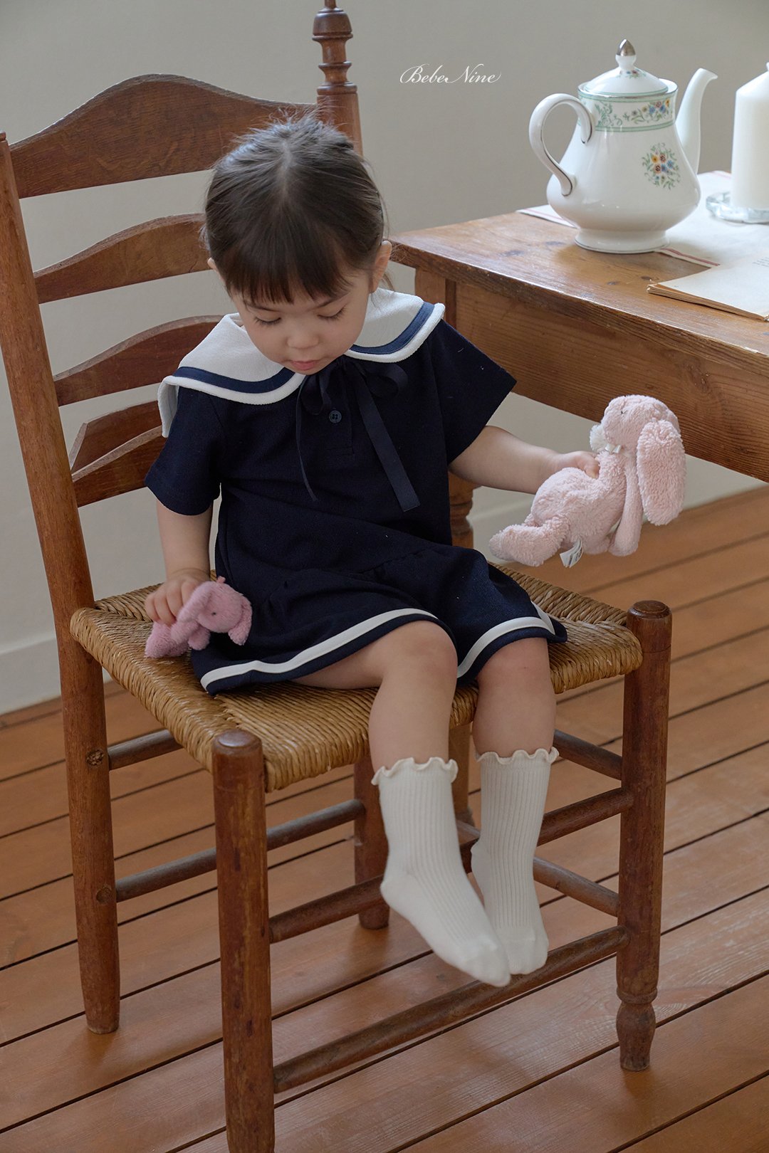 ［bebenine］Frill socks set