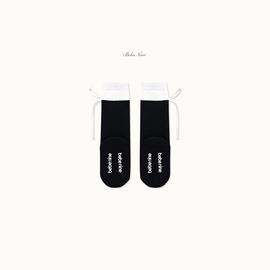 ［bebenine］Nine Ribbon Knee Socks Set