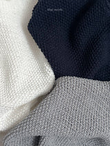 ［minirobe］Button knit vest