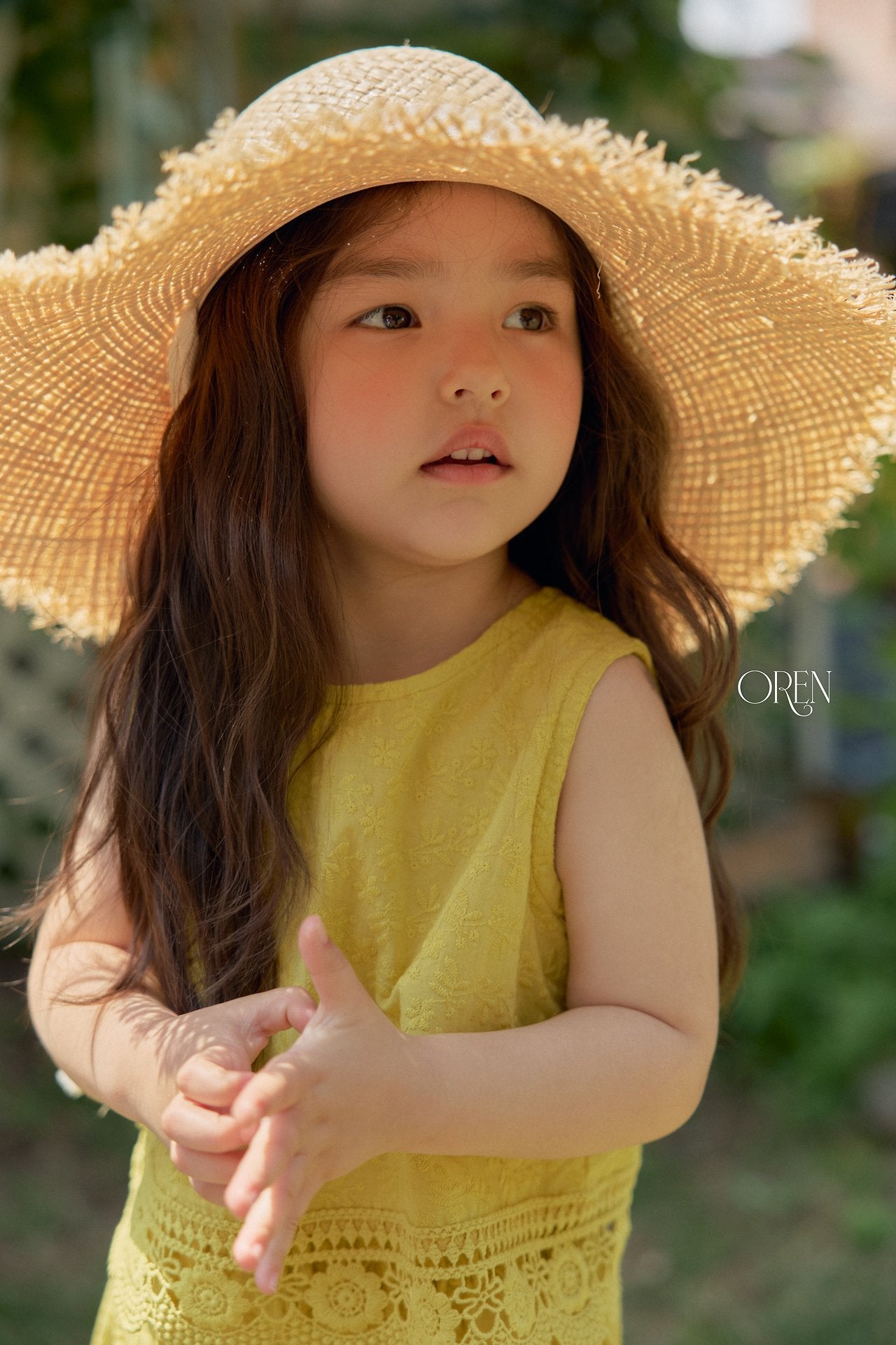 ［OREN］Seline raffia summer hat
