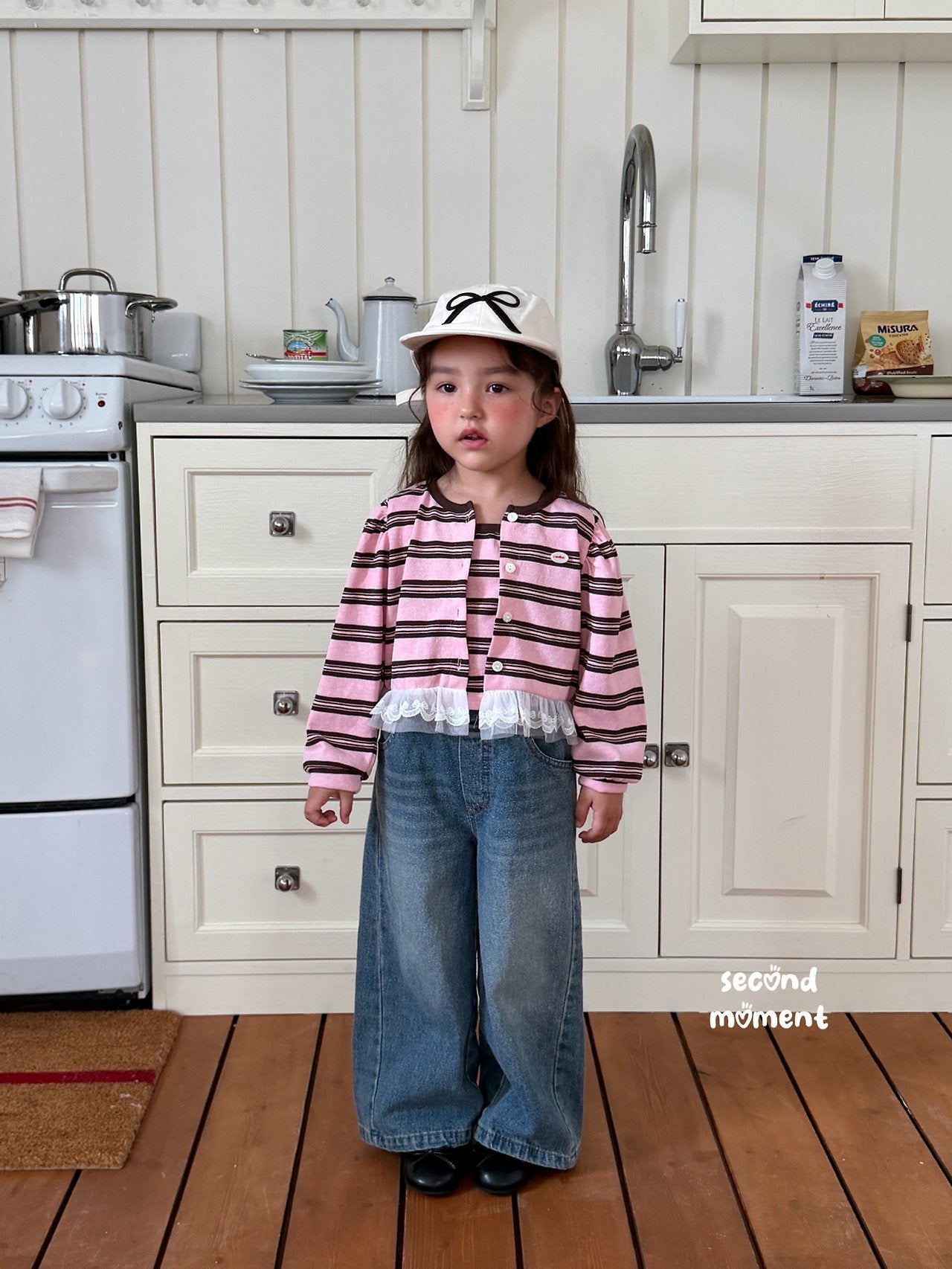 ［second moment］Blooming cardigan set