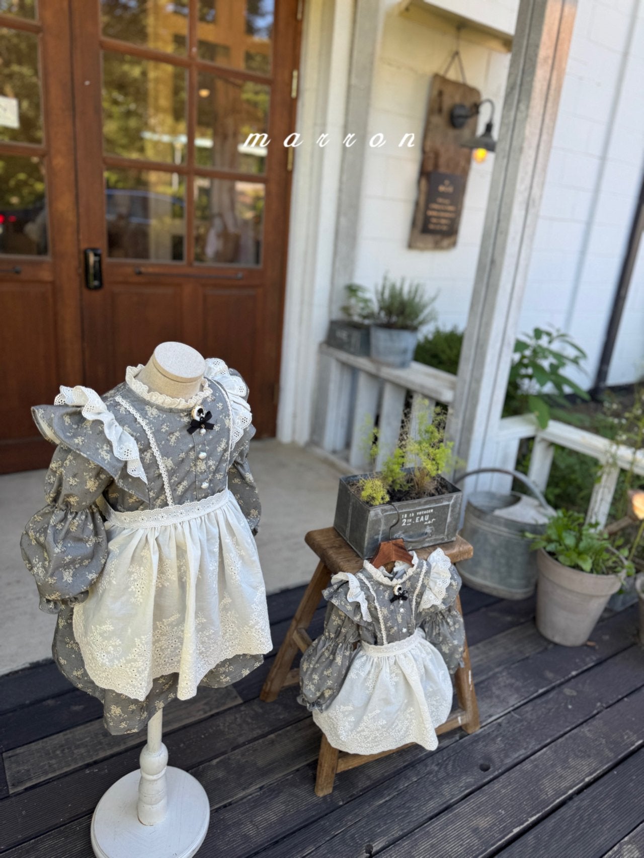 ［marron］Jullia apron