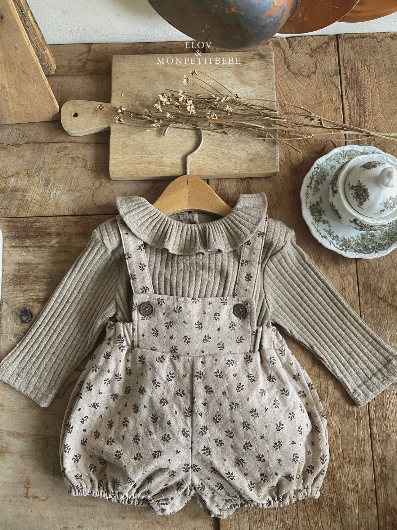 ［Mon petit bebe］Aubéa rompers