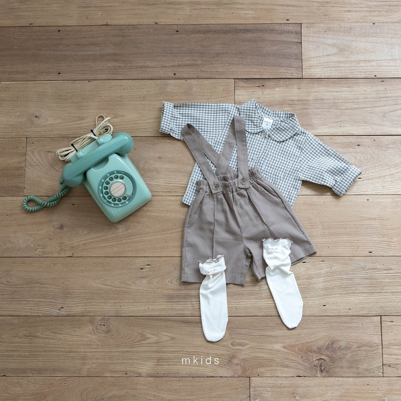 ［mkids］Jaiden suspender pants