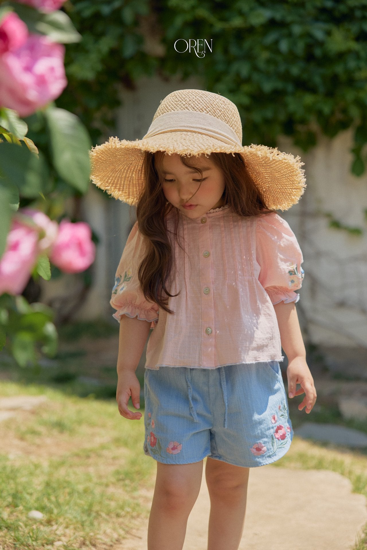 ［OREN］Seline raffia summer hat