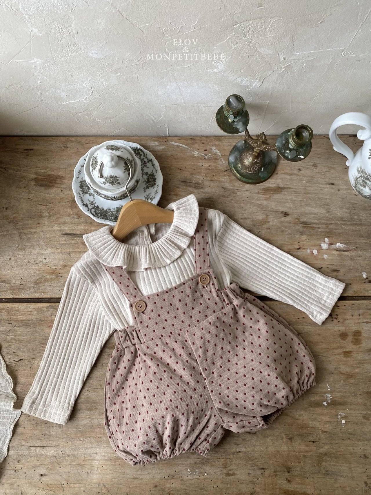 ［Mon petit bebe］Aubéa rompers