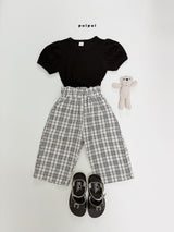 ［puipui］Brody check pants