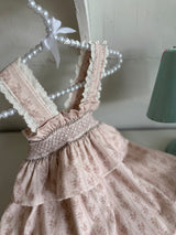 ［marron］Lauren smock suspender skirt