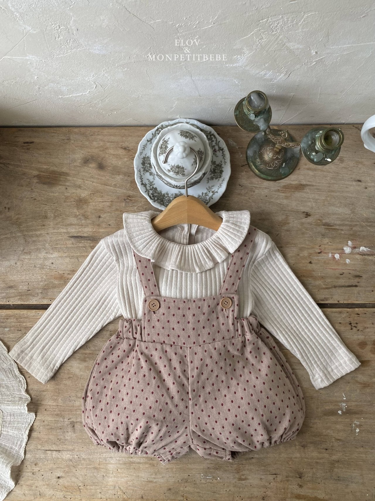 ［Mon petit bebe］Aubéa rompers