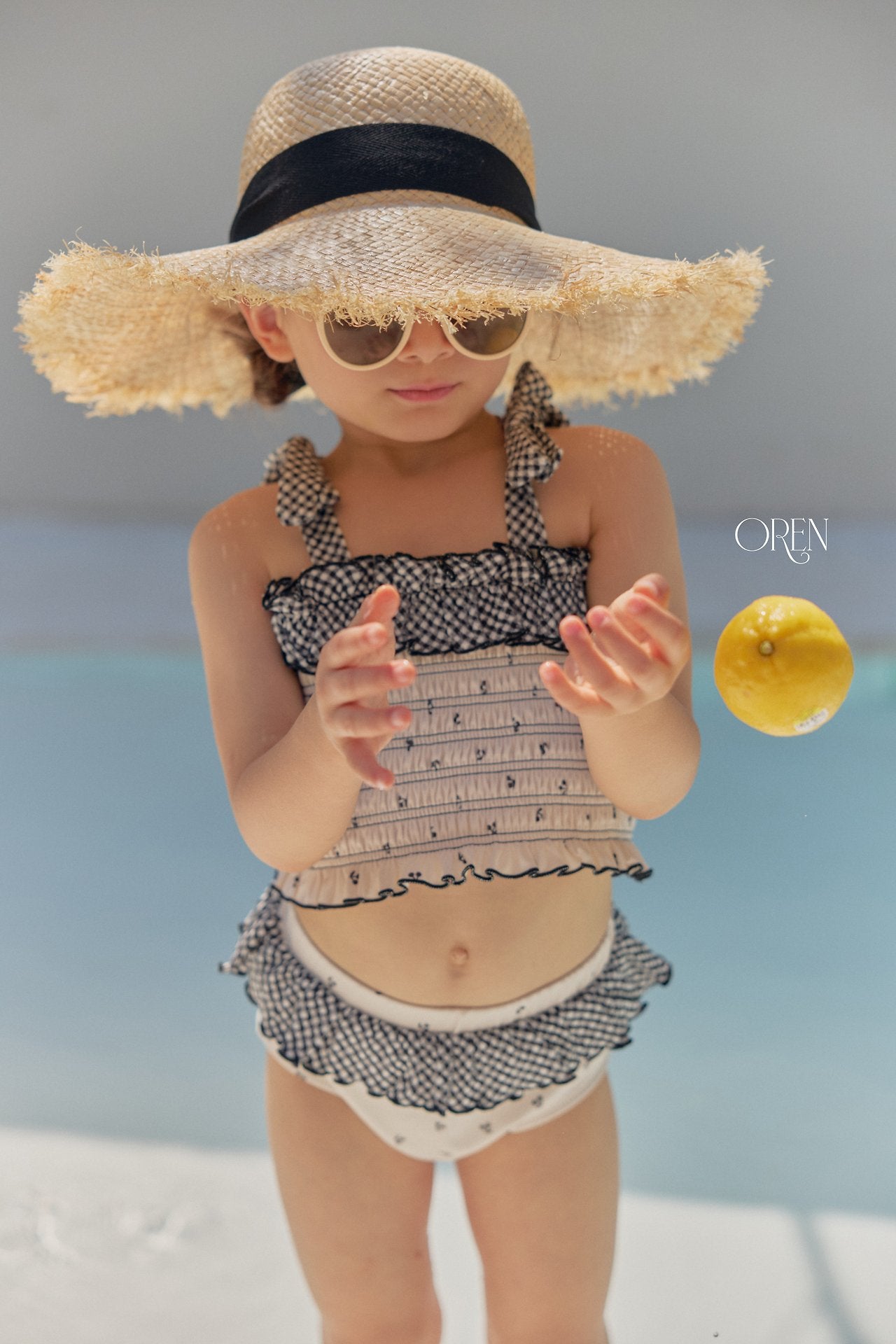 ［OREN］Seline raffia summer hat
