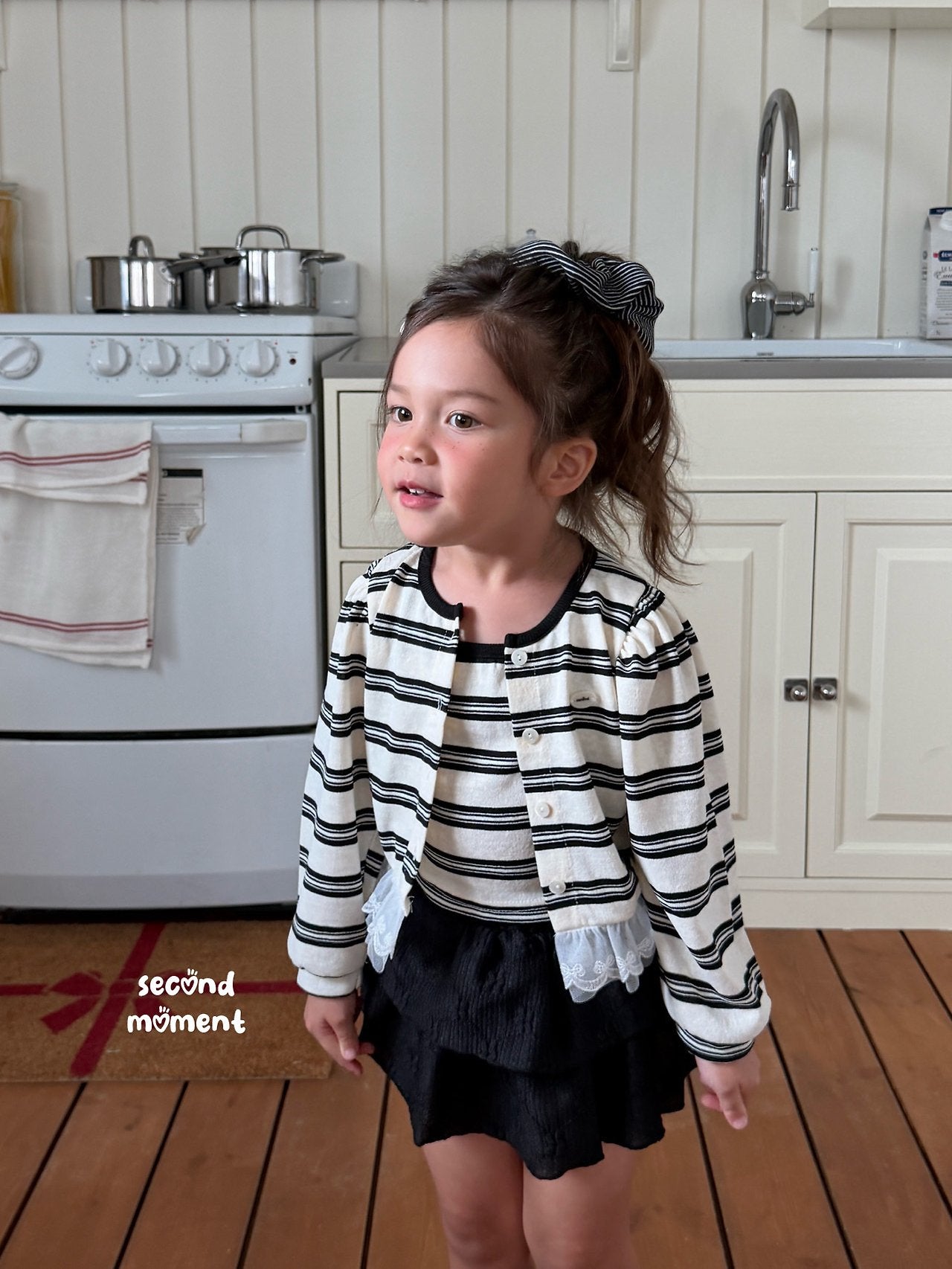 ［second moment］Blooming cardigan set