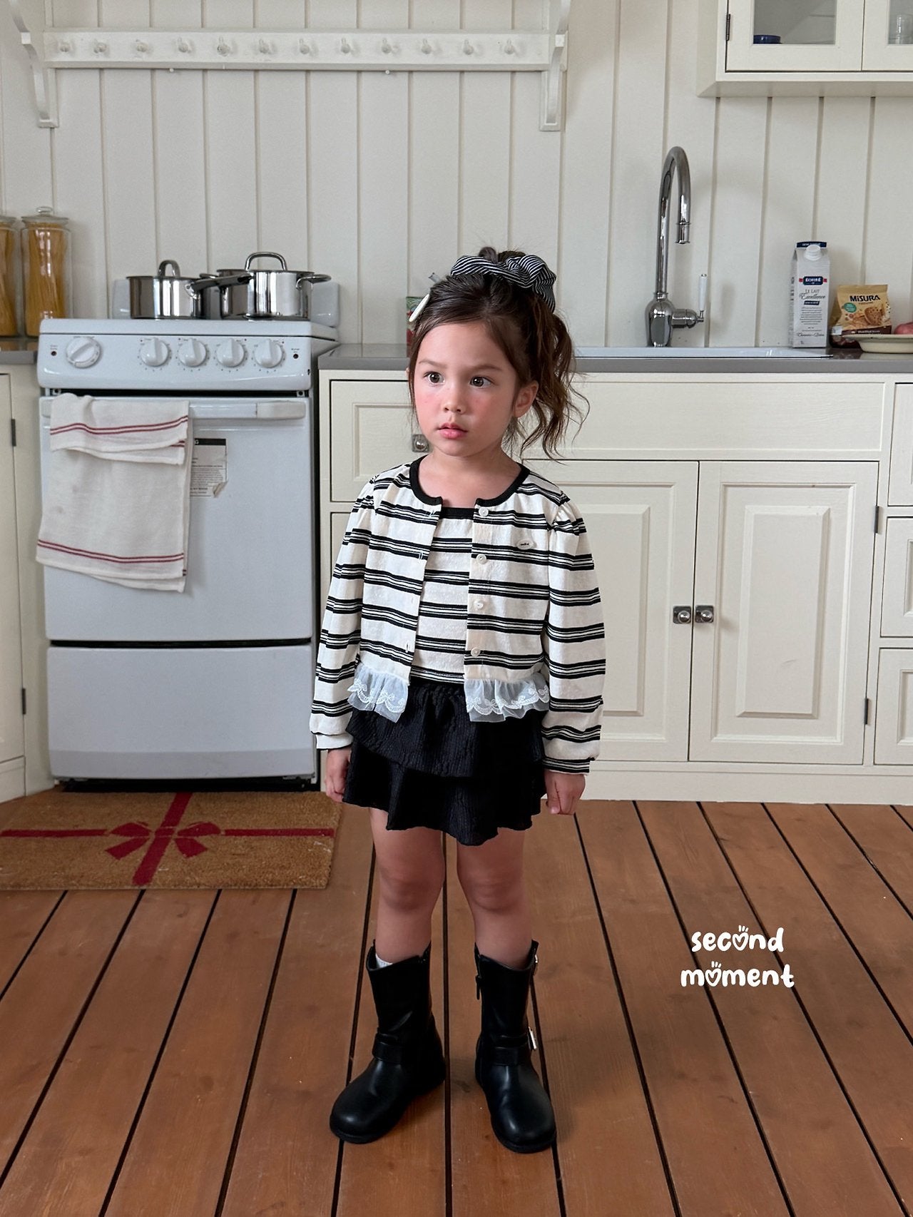 ［second moment］Blooming cardigan set