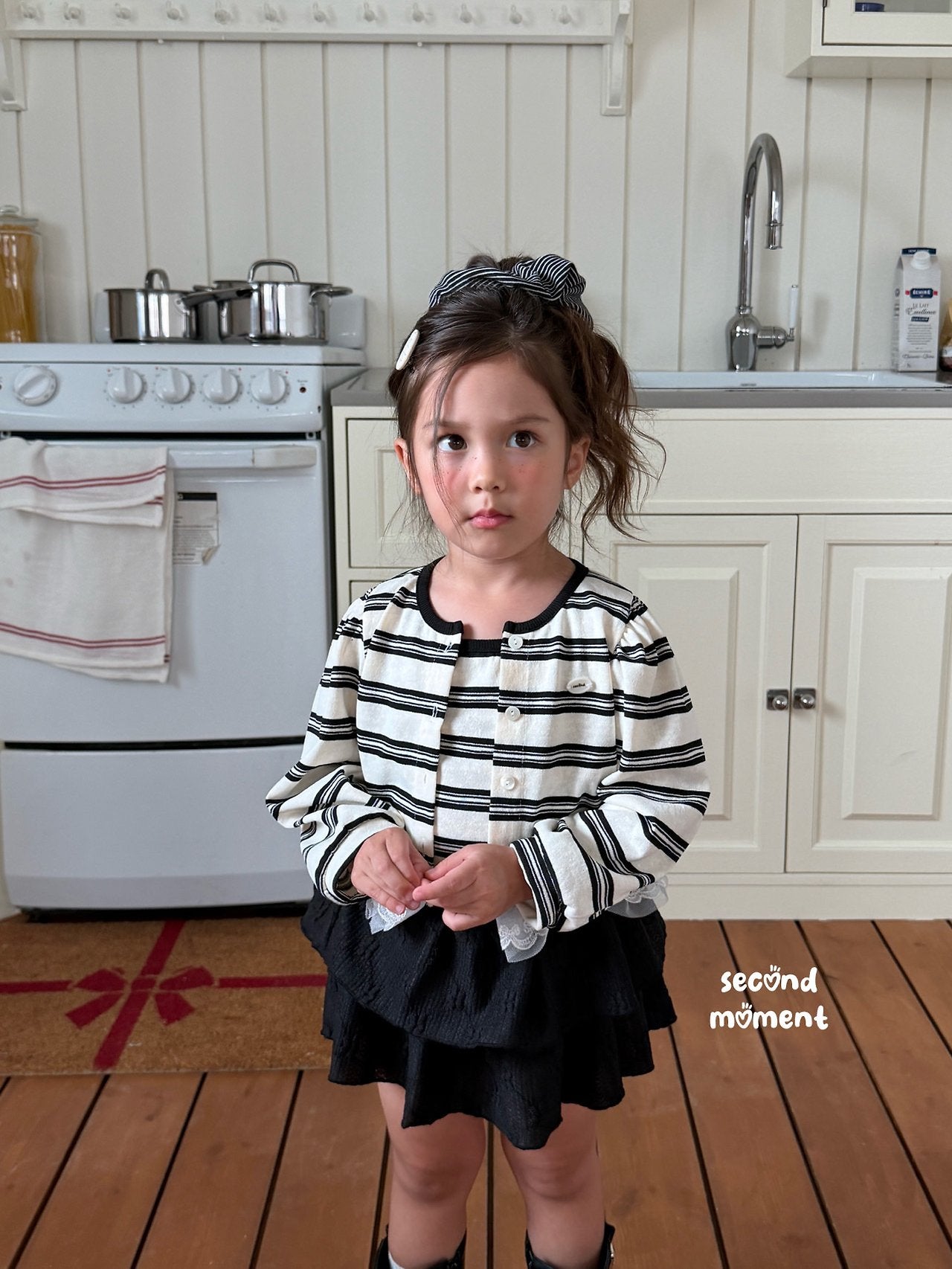 ［second moment］Blooming cardigan set