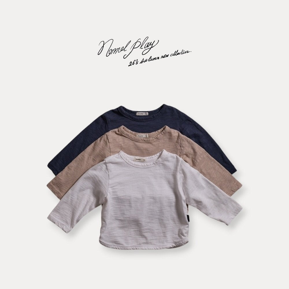 ［normalplay］Solid Slab Tee