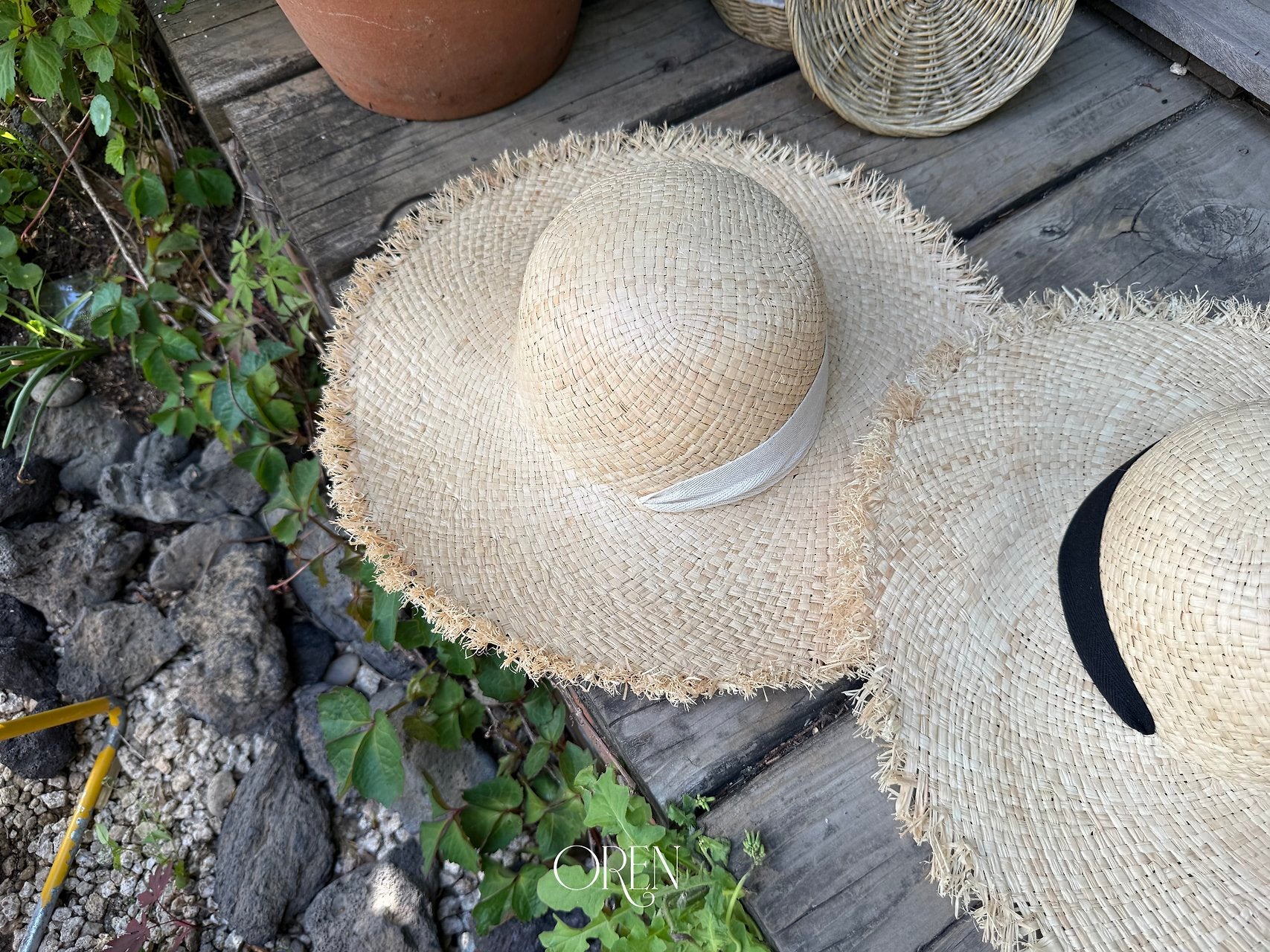［OREN］Seline raffia summer hat