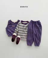［Bonito］Mini waffle vest set