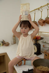 ［LINDO］Shirring sleeveless tops